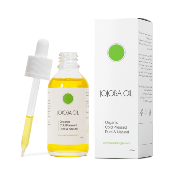 Jojoba oil bottle