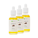 Organico's Triple Pack Jojoba Oil set - three bottles of pure jojoba oil with droppers for easy application